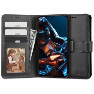 Tech-Protect Wallet Xiaomi Redmi Note 12 Pro 5G / Poco X5 Pro 5G kinyitható tok - fekete